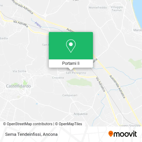 Mappa Sema Tendeinfissi
