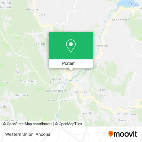 Mappa Western Union