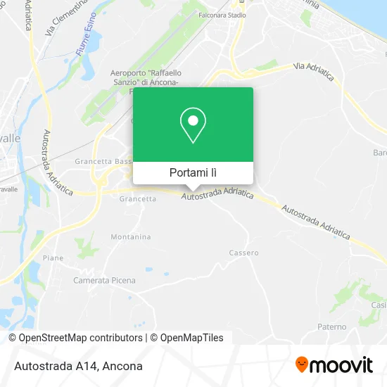 Mappa Autostrada A14