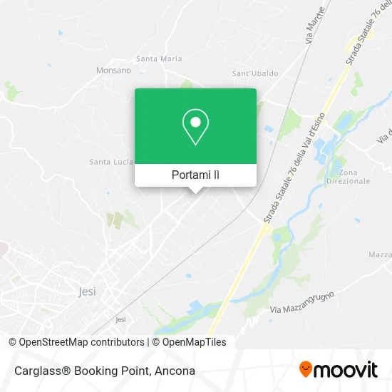 Mappa Carglass® Booking Point
