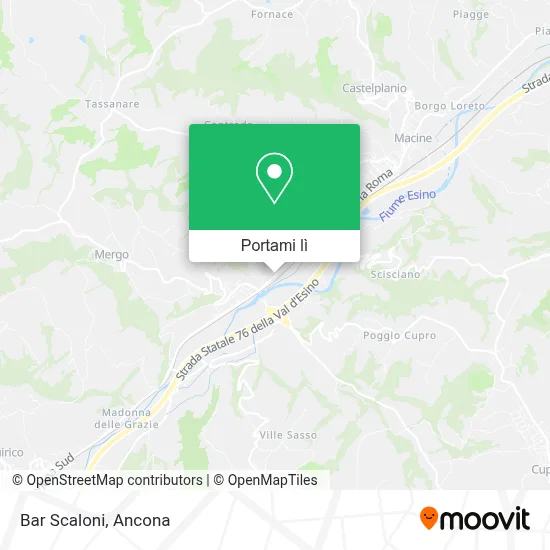 Mappa Bar Scaloni