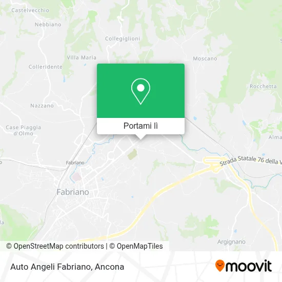 Mappa Auto Angeli Fabriano