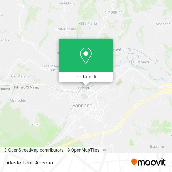 Mappa Aleste Tour