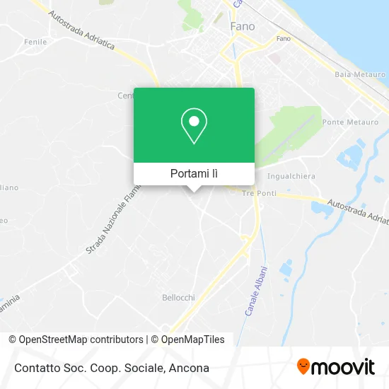 Mappa Contatto Soc. Coop. Sociale