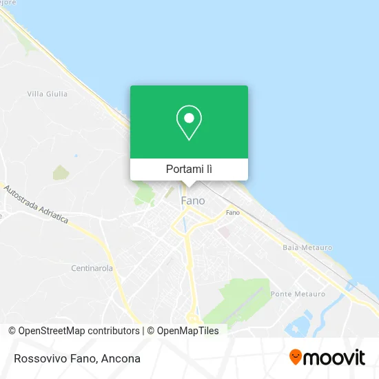 Mappa Rossovivo Fano