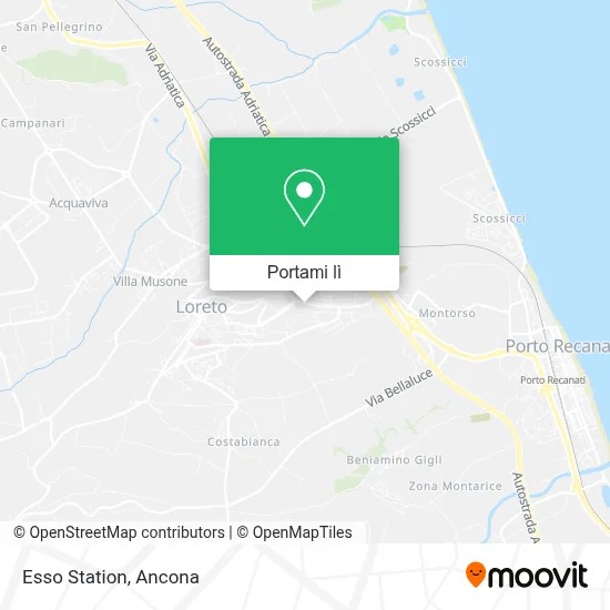 Mappa Esso Station