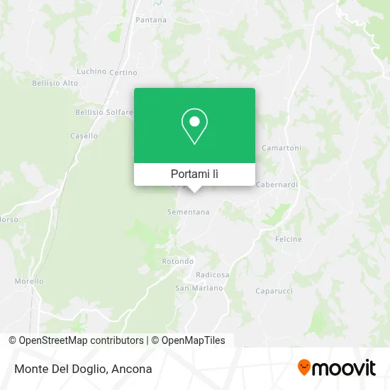 Mappa Monte Del Doglio