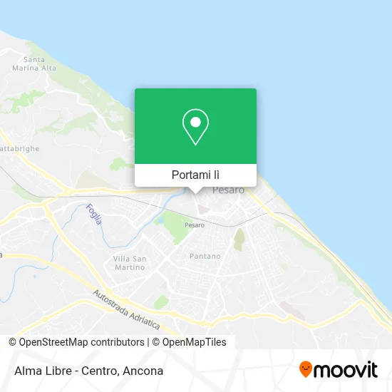 Mappa Alma Libre - Centro