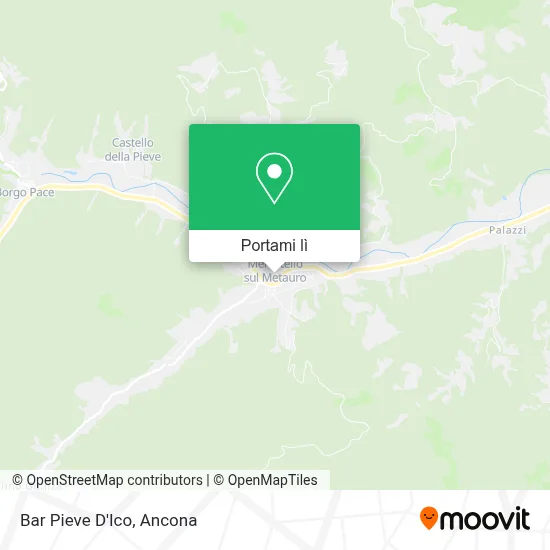 Mappa Bar Pieve D'Ico