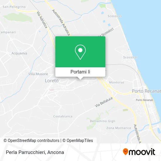 Mappa Perla Parrucchieri