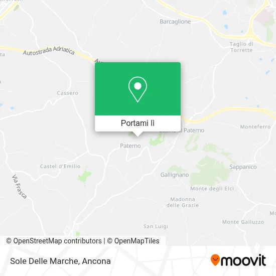 Mappa Sole Delle Marche