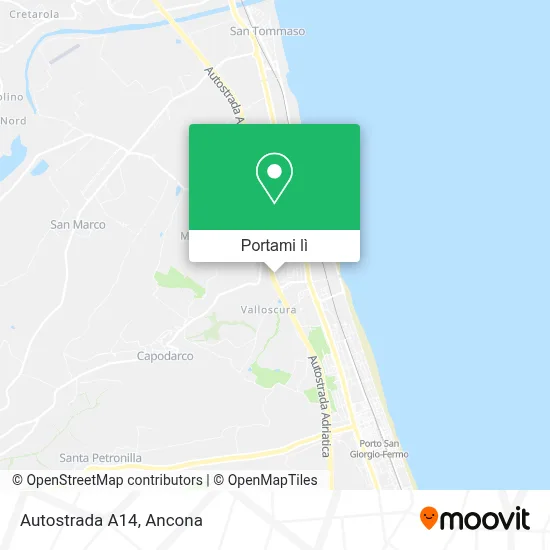 Mappa Autostrada A14