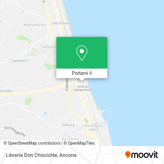 Mappa Libreria Don Chisciotte