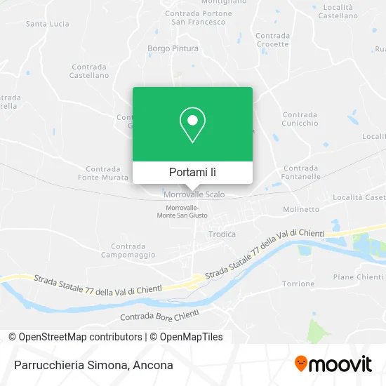 Mappa Parrucchieria Simona