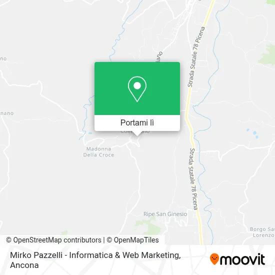 Mappa Mirko Pazzelli - Informatica & Web Marketing