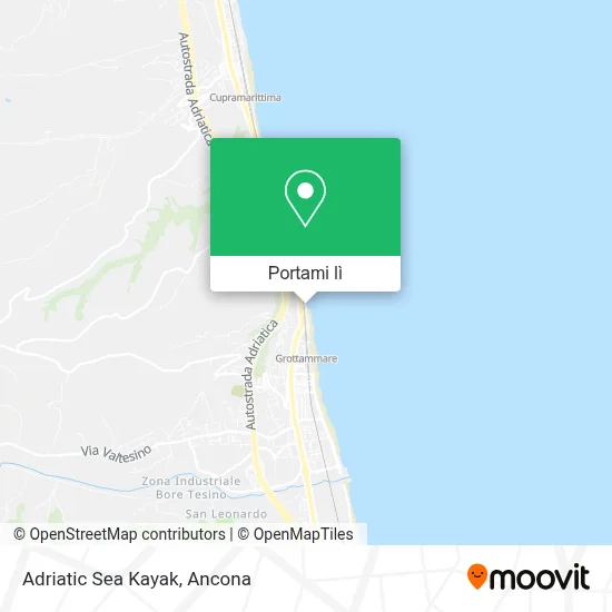 Mappa Adriatic Sea Kayak