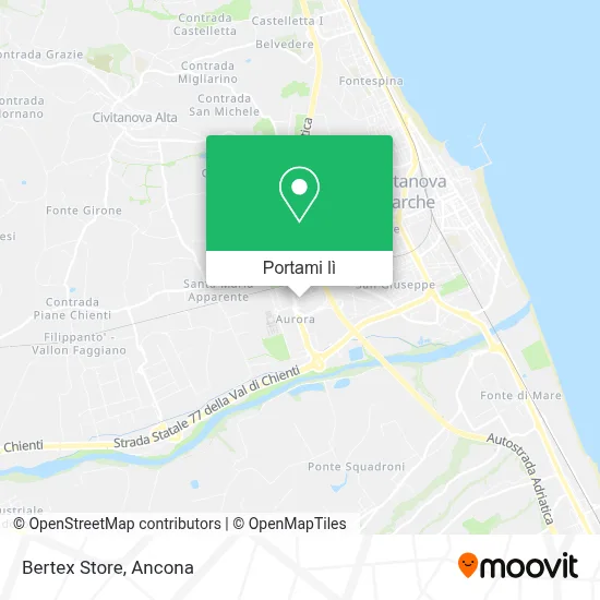 Mappa Bertex Store