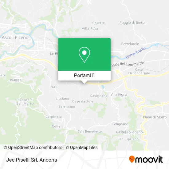 Mappa Jec Piselli Srl