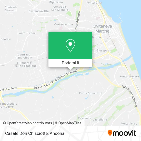 Mappa Casale Don Chisciotte