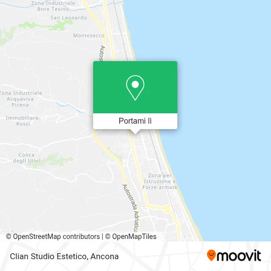 Mappa Clian Studio Estetico