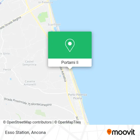 Mappa Esso Station