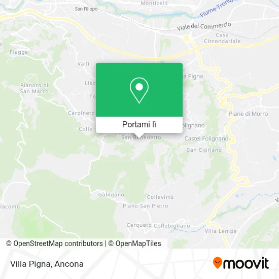 Mappa Villa Pigna