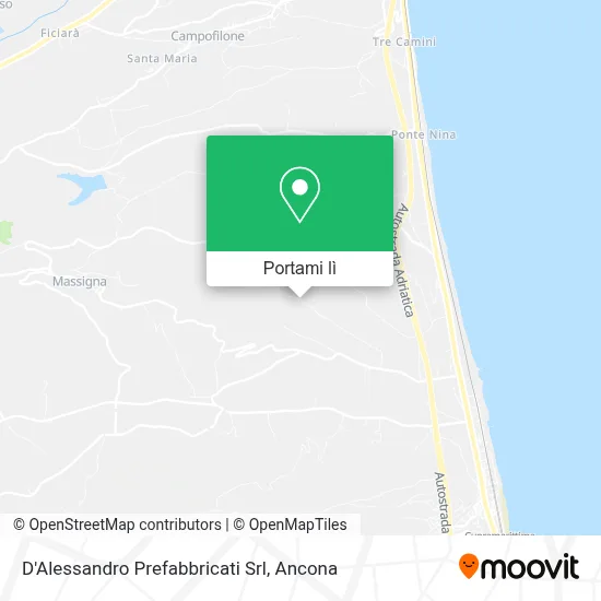 Mappa D'Alessandro Prefabbricati Srl