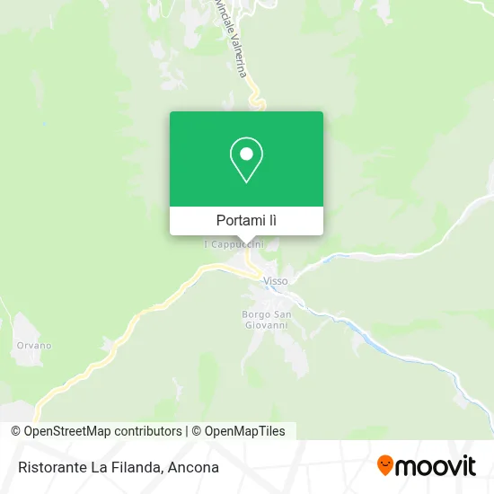 Mappa Ristorante La Filanda