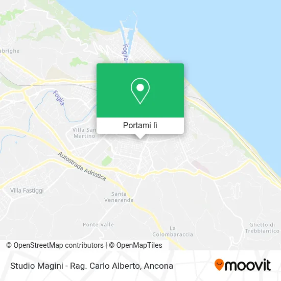 Mappa Studio Magini - Rag. Carlo Alberto