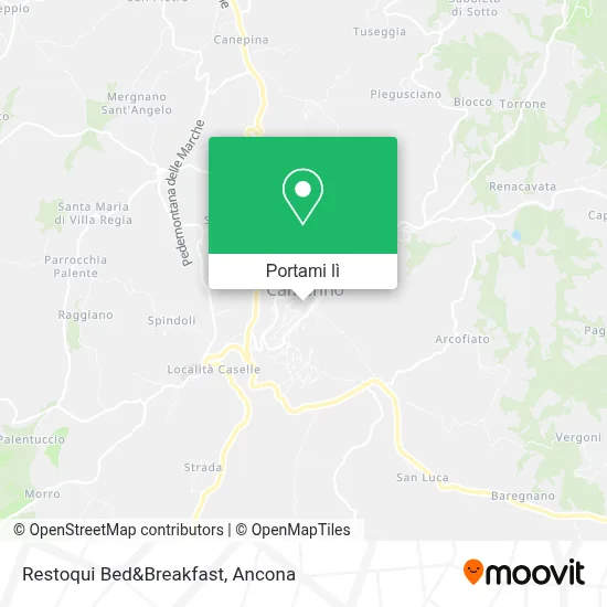 Mappa Restoqui Bed&Breakfast