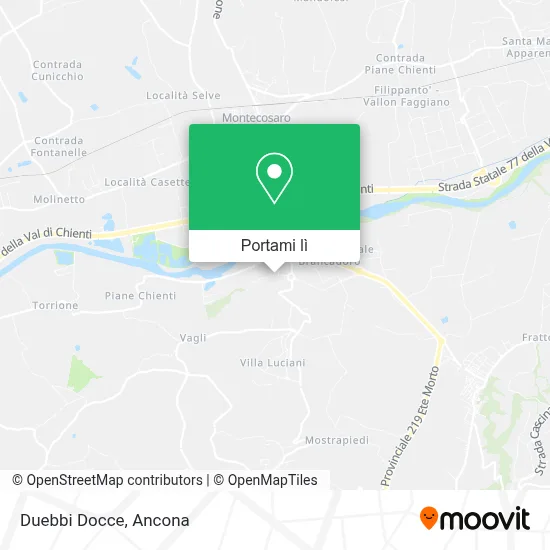 Mappa Duebbi Docce