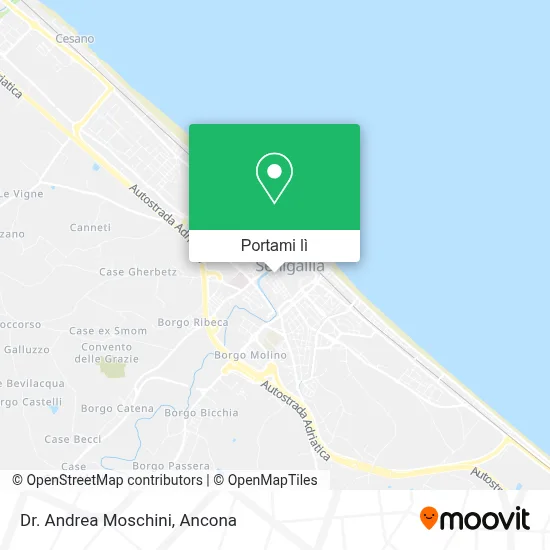 Mappa Dr. Andrea Moschini