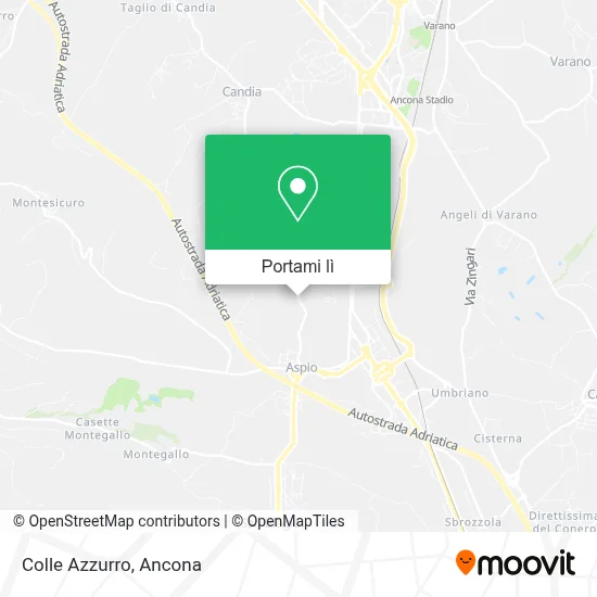 Mappa Colle Azzurro