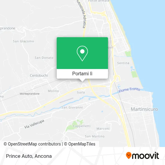 Mappa Prince Auto