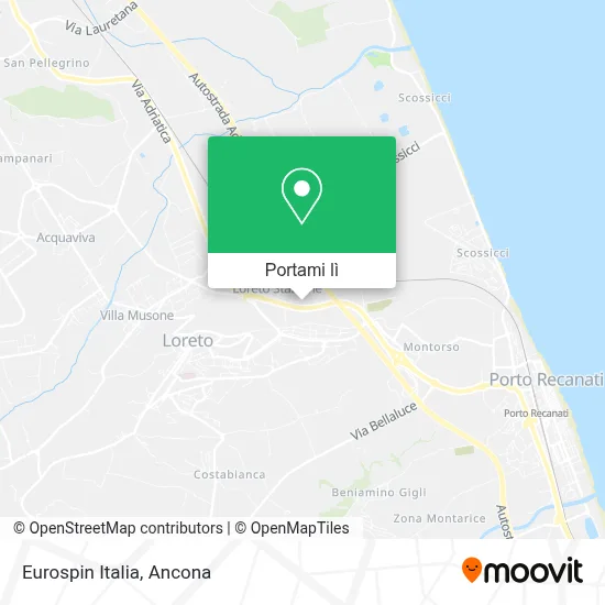 Mappa Eurospin Italia