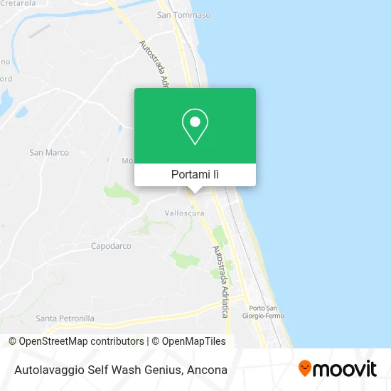 Mappa Autolavaggio Self Wash Genius