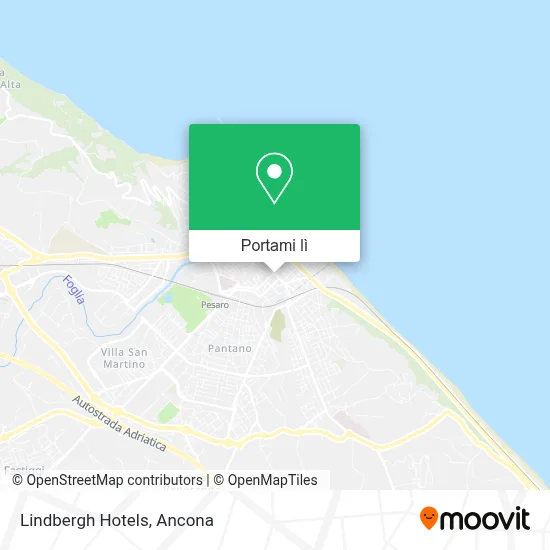 Mappa Lindbergh Hotels