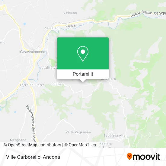 Mappa Ville Carborello