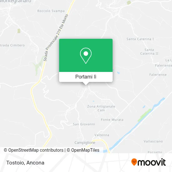 Mappa Tostoio