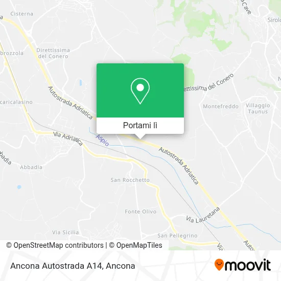 Mappa Ancona Autostrada A14
