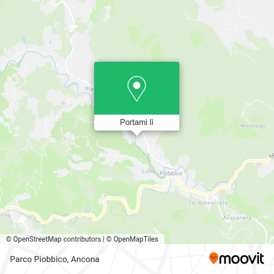Mappa Parco Piobbico