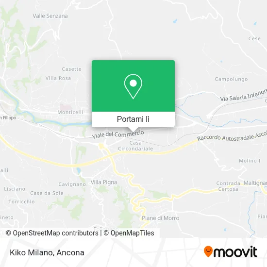 Mappa Kiko Milano