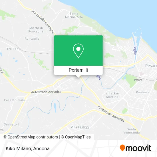Mappa Kiko Milano