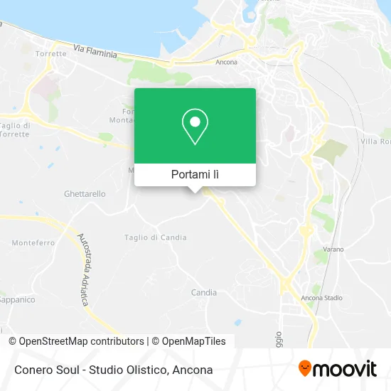 Mappa Conero Soul - Studio Olistico