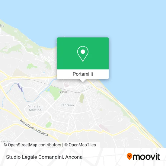 Mappa Studio Legale Comandini