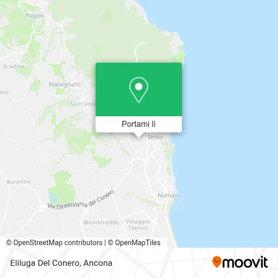 Mappa Eliluga Del Conero