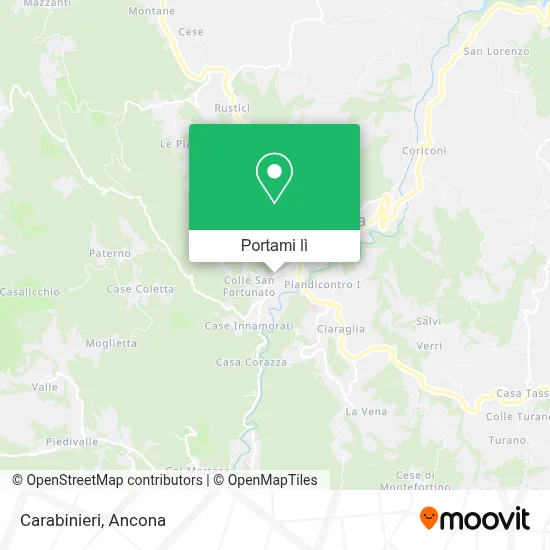 Mappa Carabinieri