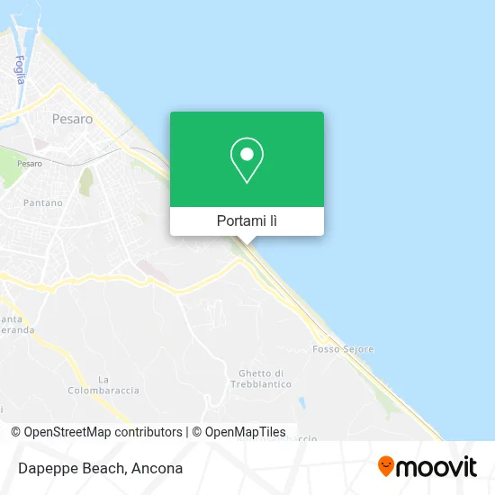 Mappa Dapeppe Beach