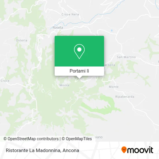 Mappa Ristorante La Madonnina