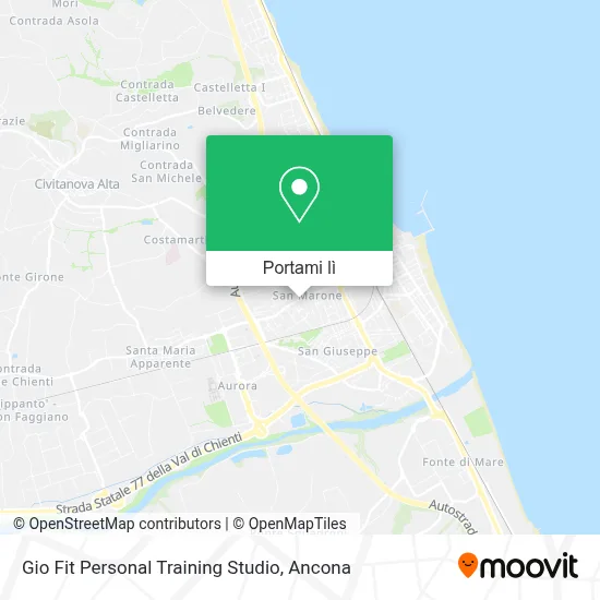 Mappa Gio Fit Personal Training Studio